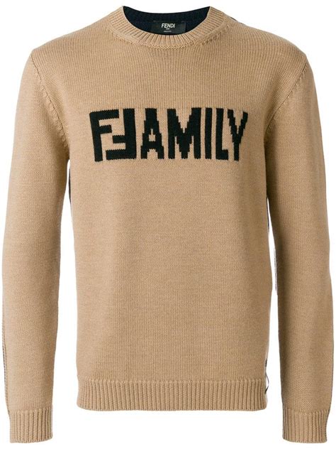 mens fendi family sweater|fendi jumpers men.